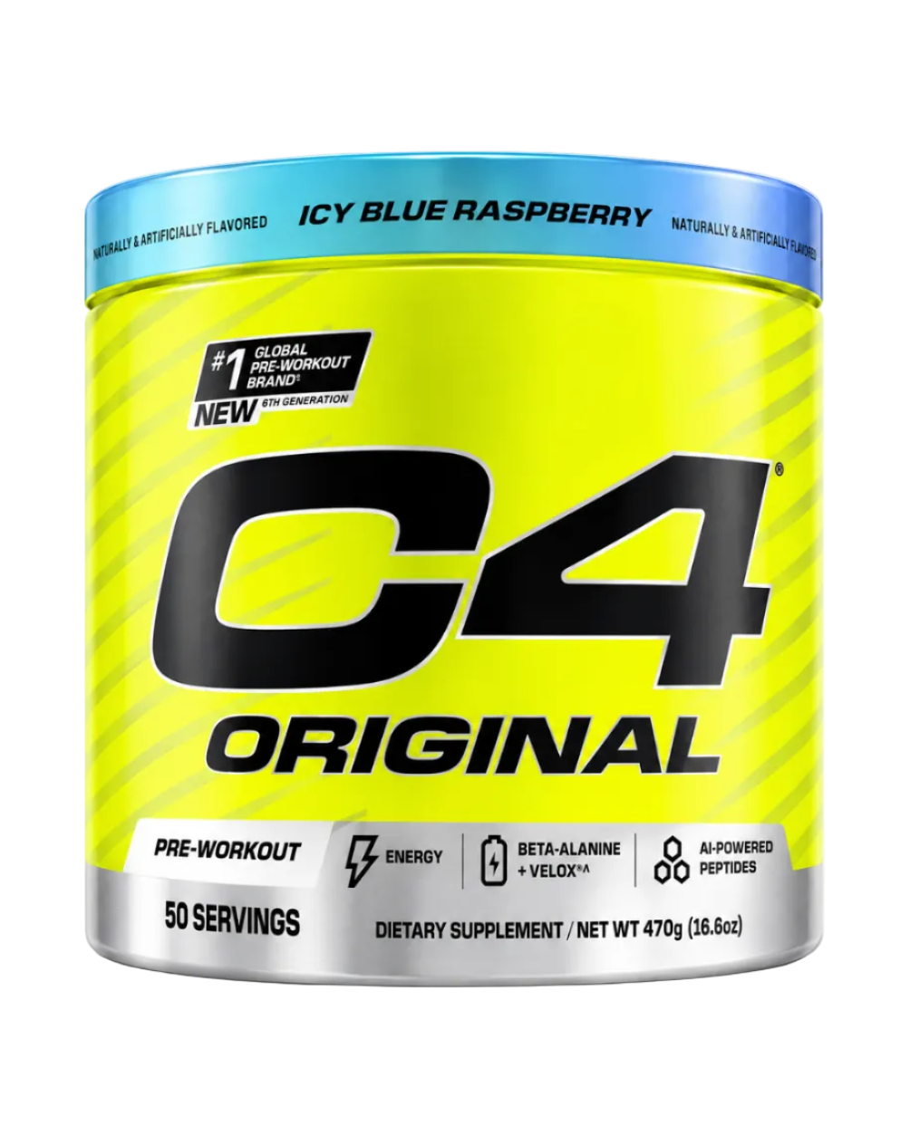 CEL C4 ORIGINAL PRE-WORKOUT ICY BLUE RASPBERY 470G