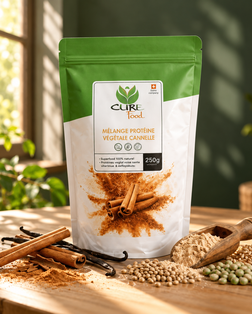 Cinnamon Vegetable Protein Blend